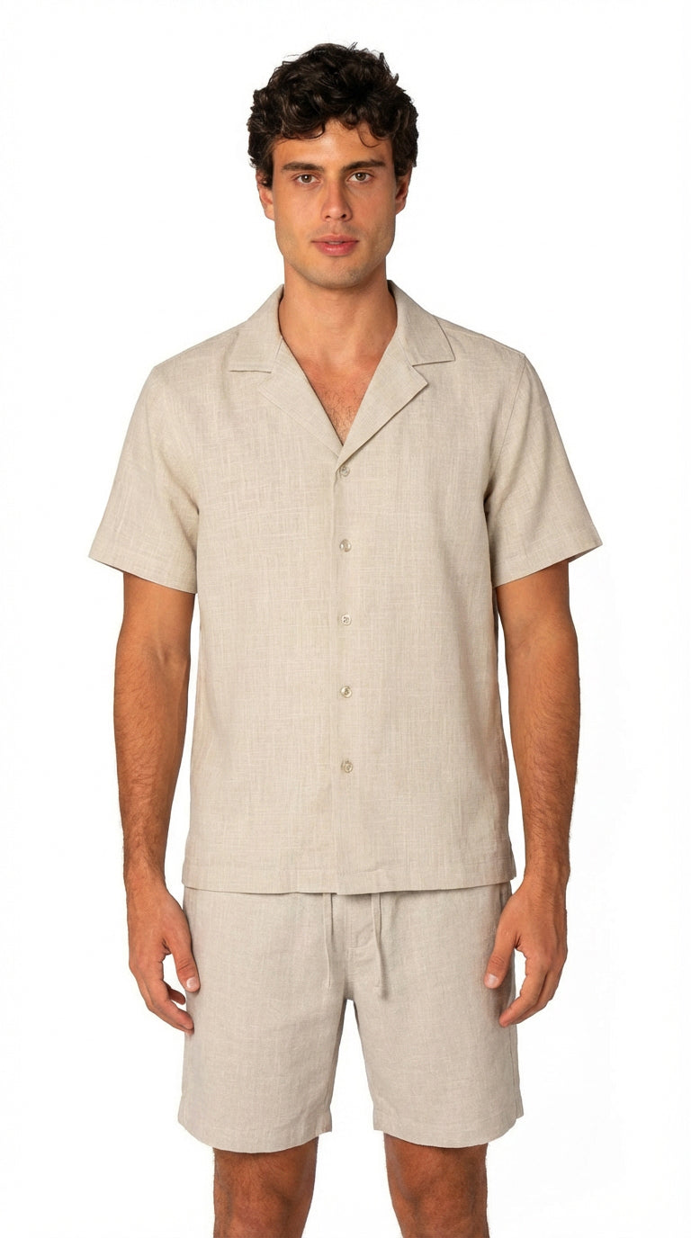 SHORT ECRU