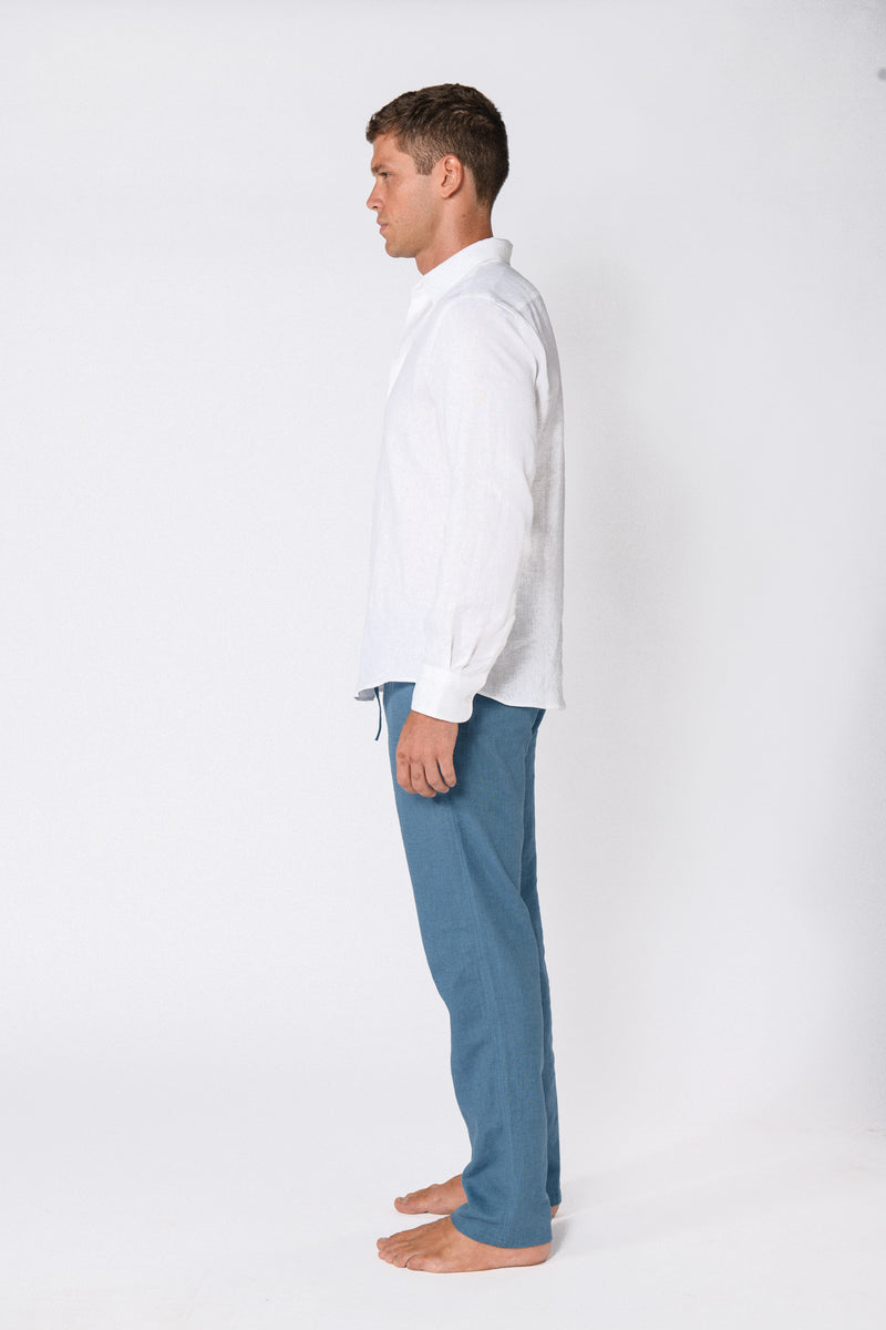 CHEMISE LIN BLANCHE