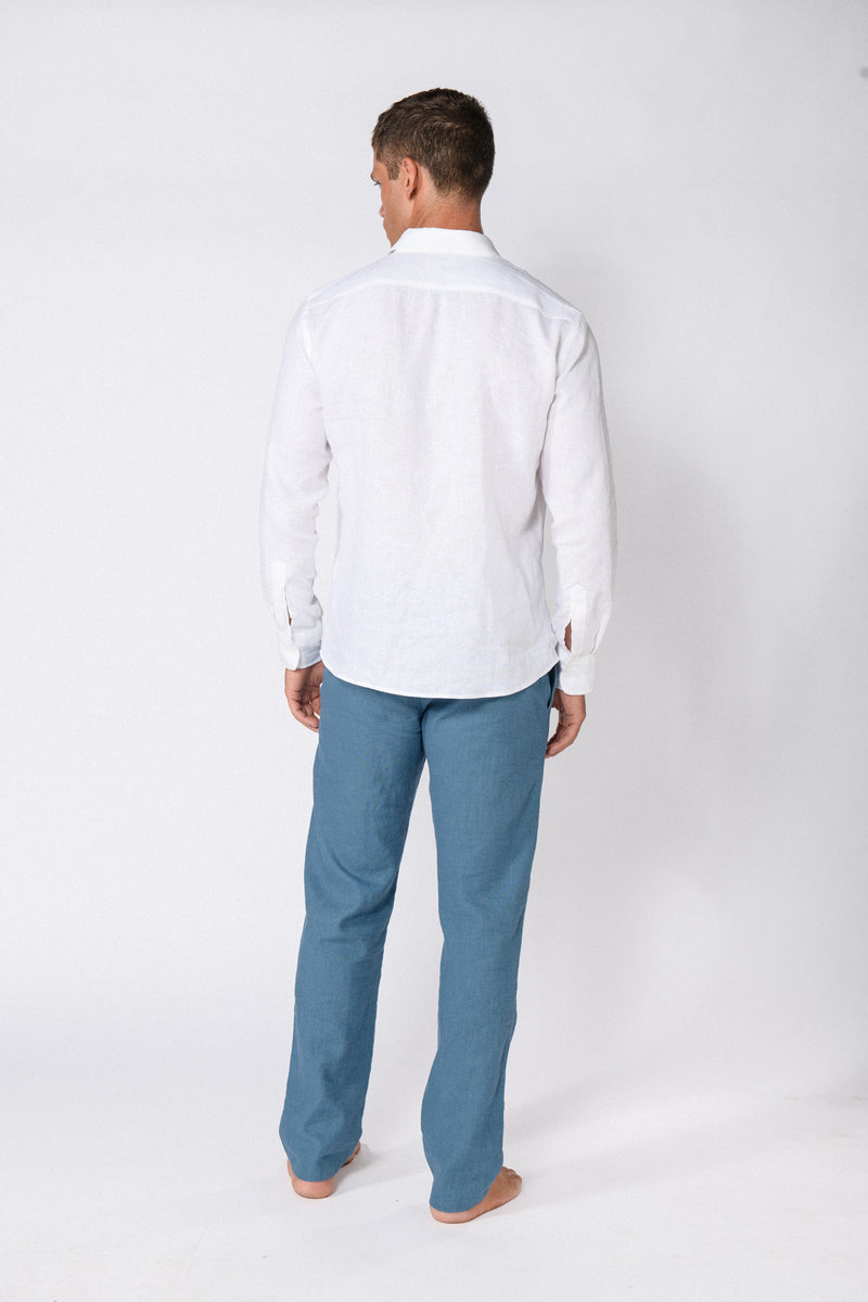 CHEMISE LIN BLANCHE