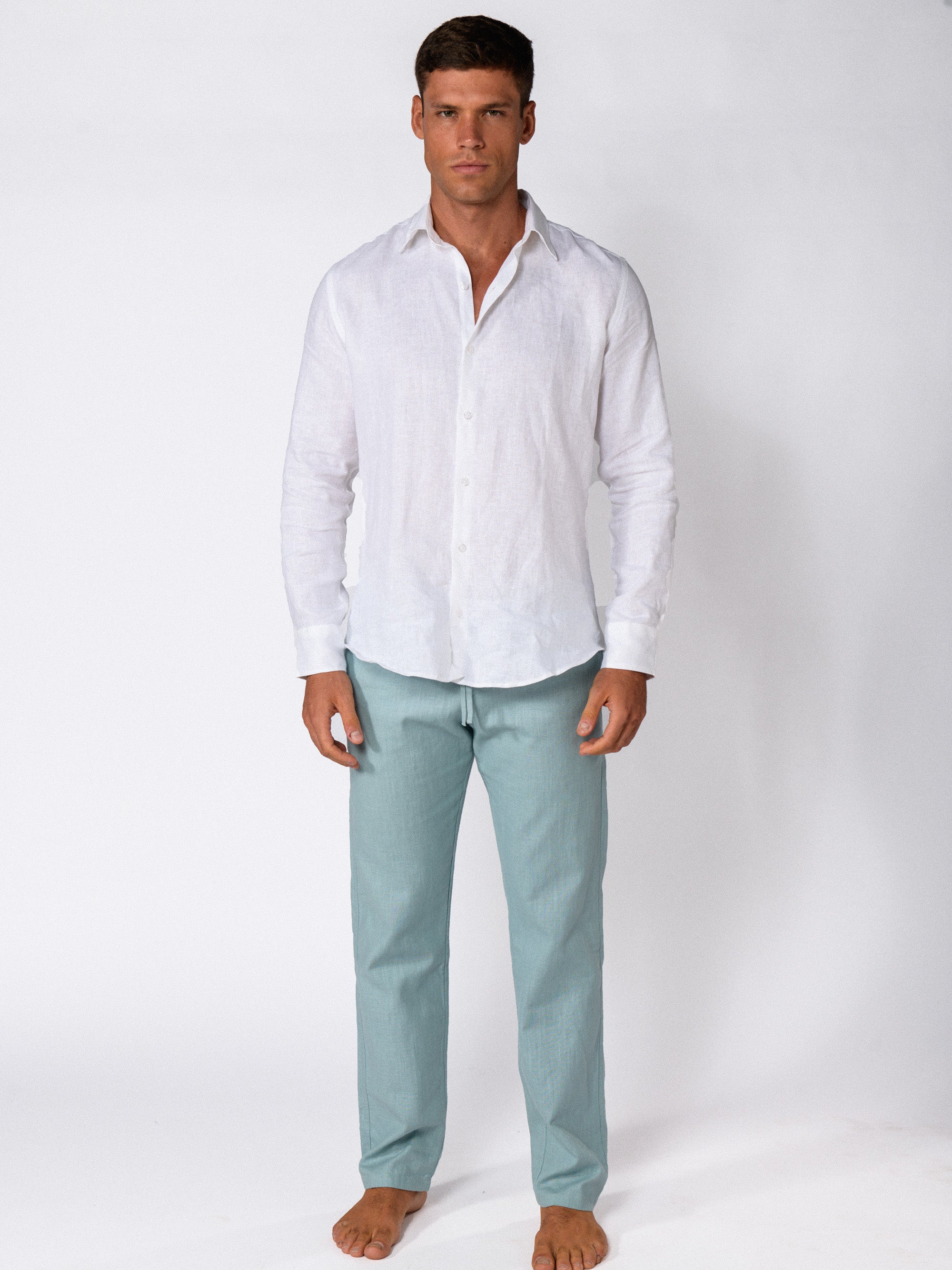 CHEMISE LIN BLANCHE