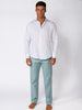 CHEMISE LIN BLANCHE