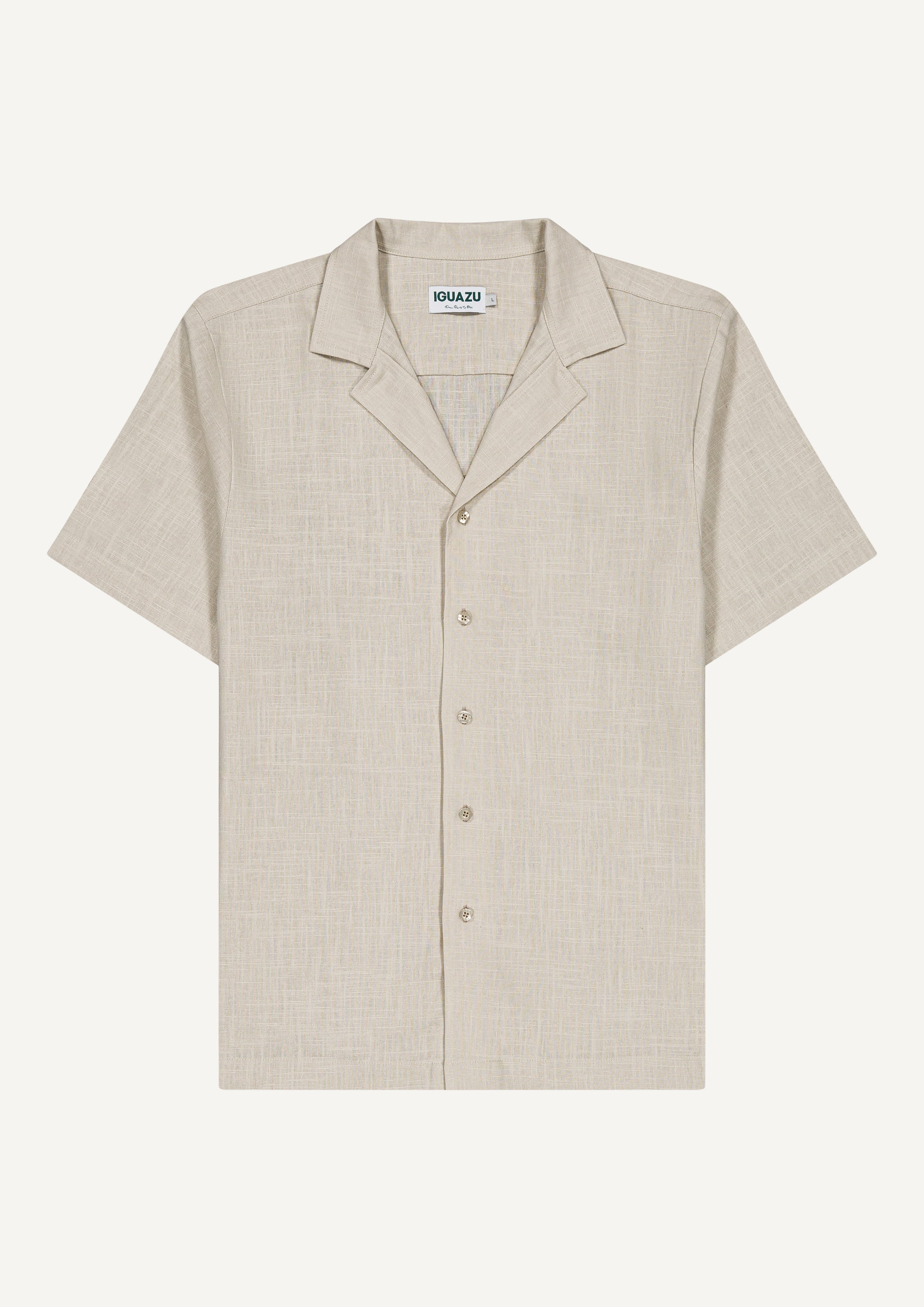 CHEMISETTE LIN - BEIGE