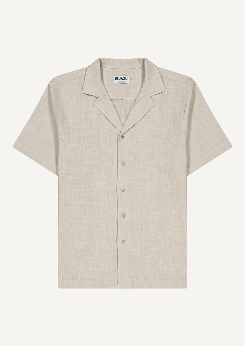 CHEMISETTE LIN - BEIGE