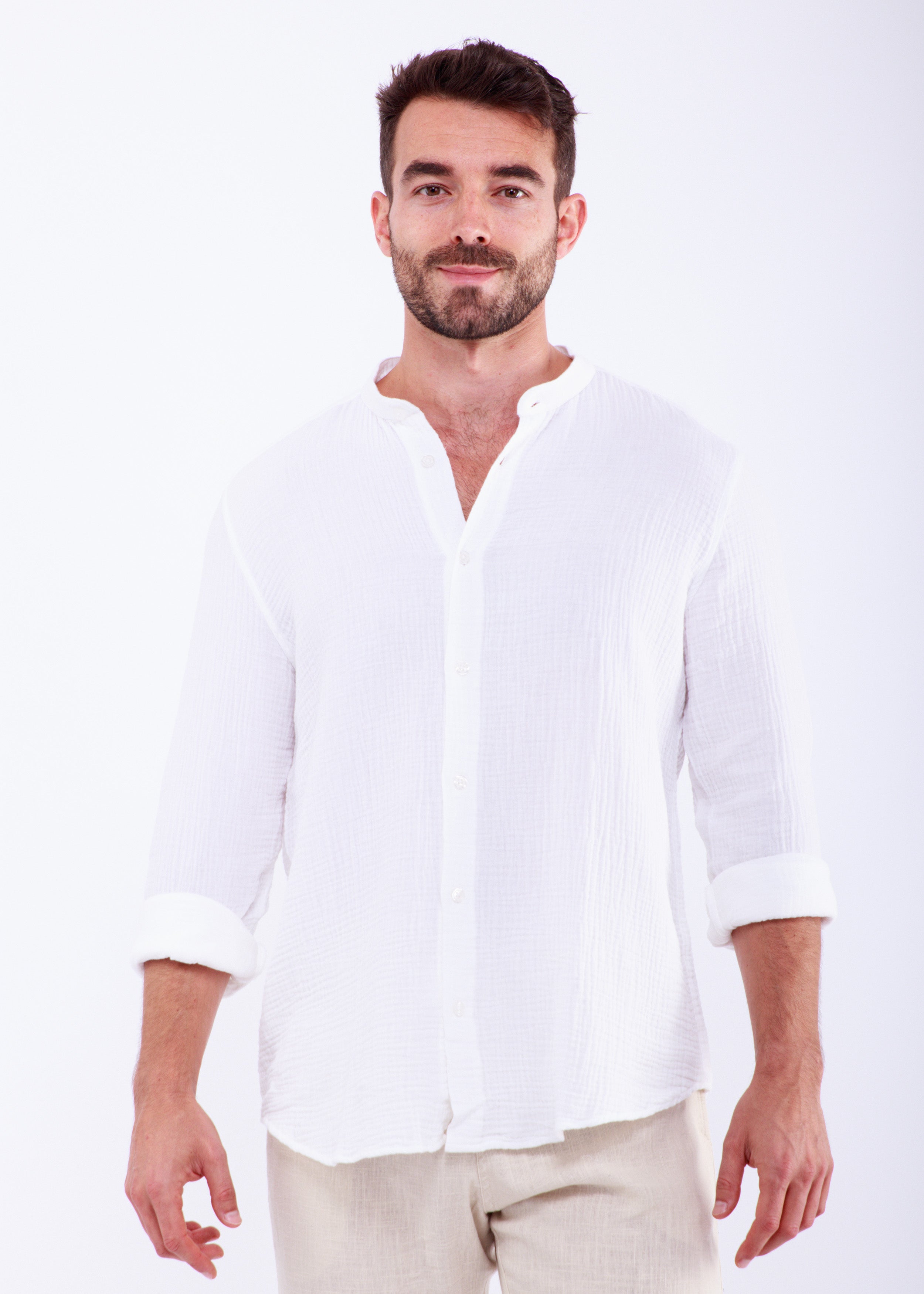 CHEMISE GAZE BLANCHE