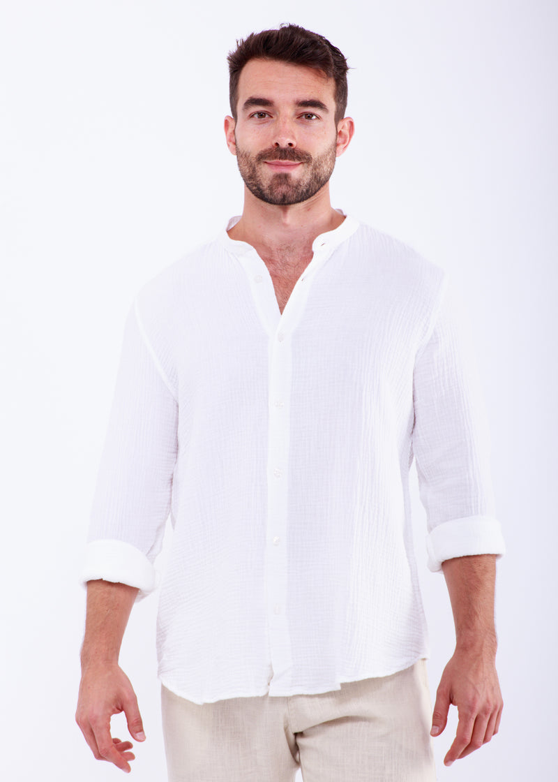 CHEMISE GAZE BLANCHE