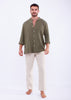 CHEMISE GAZ VERT KAKI