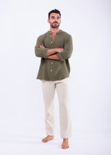 CHEMISE GAZ VERT KAKI