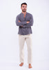 CHEMISE GAZE GRIS