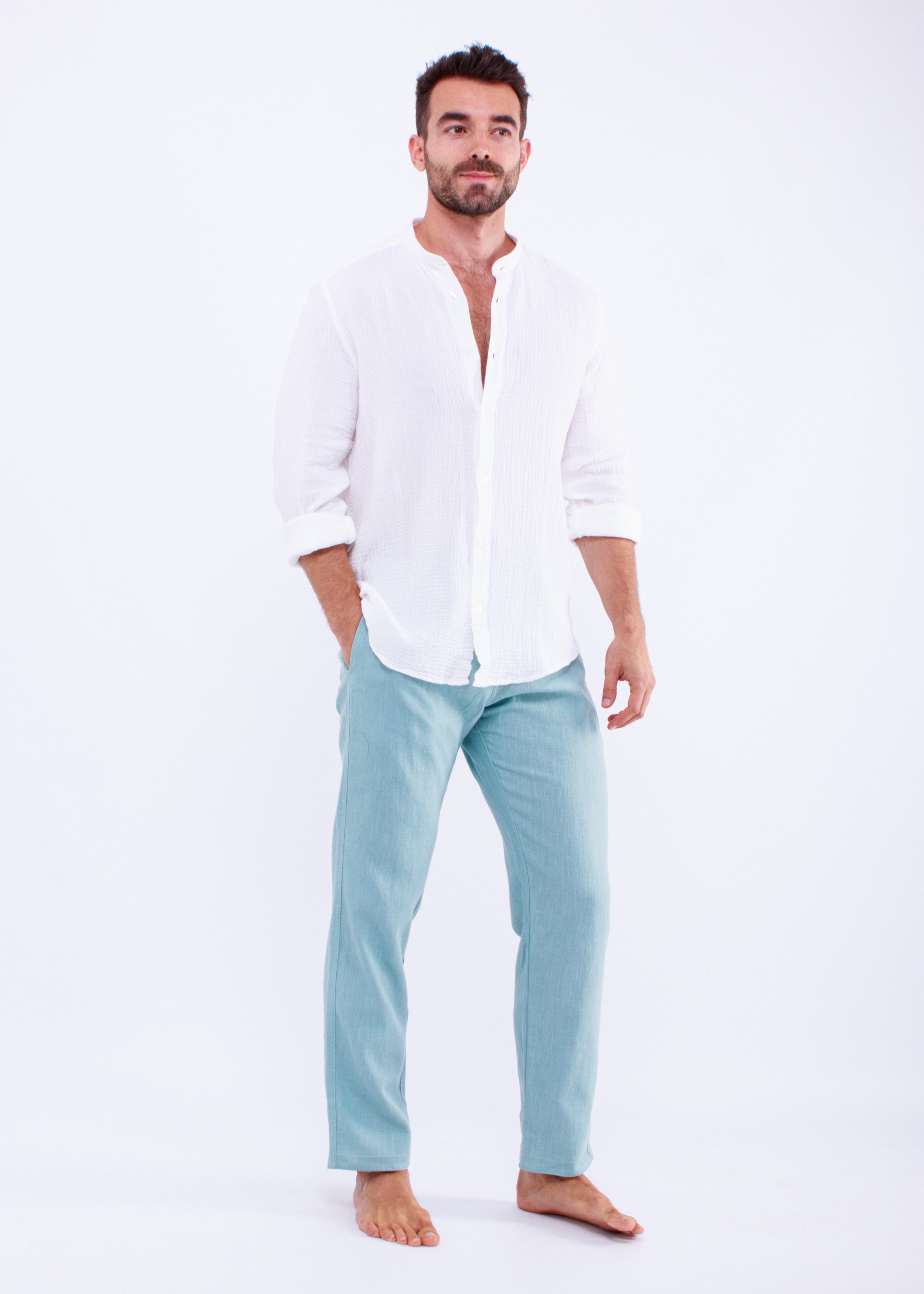 CHEMISE GAZE BLANCHE