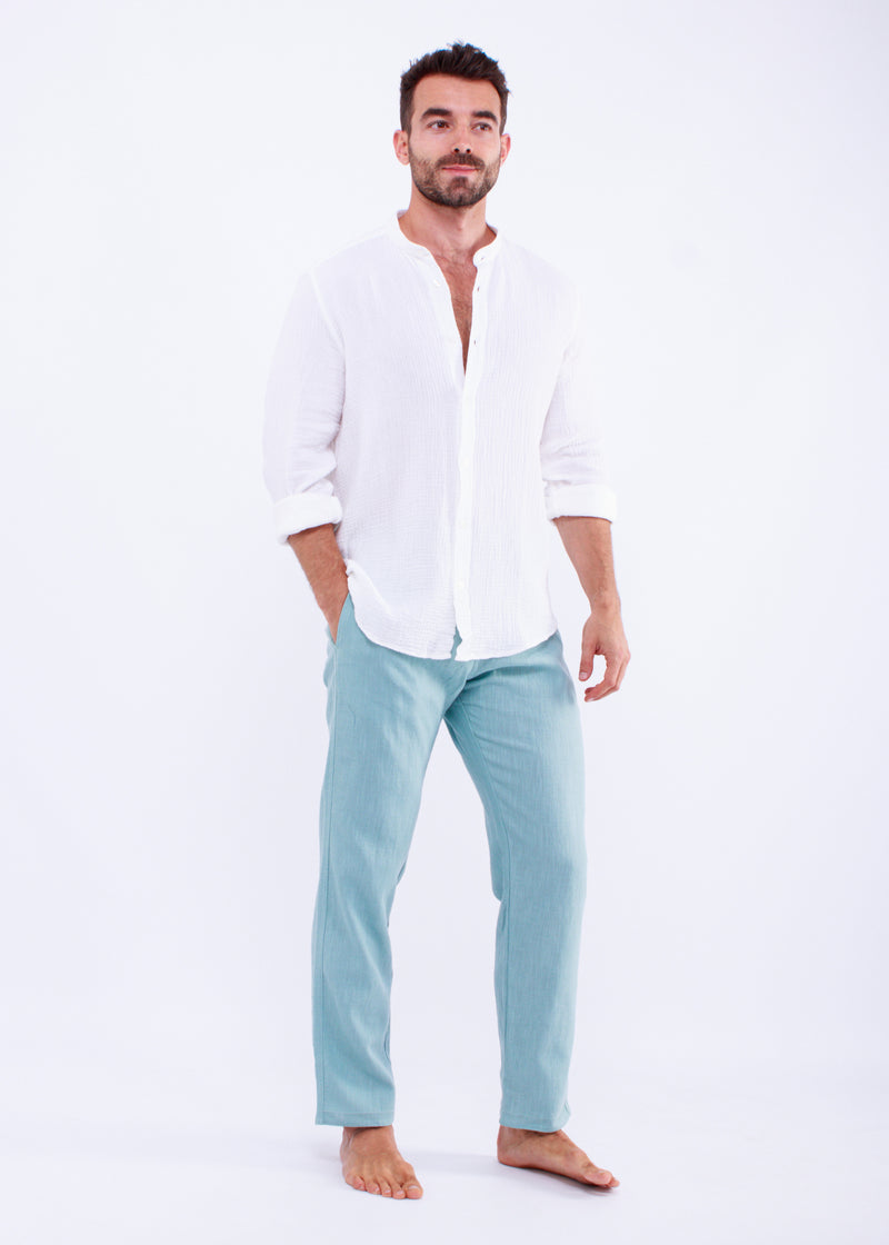 CHEMISE GAZE BLANCHE