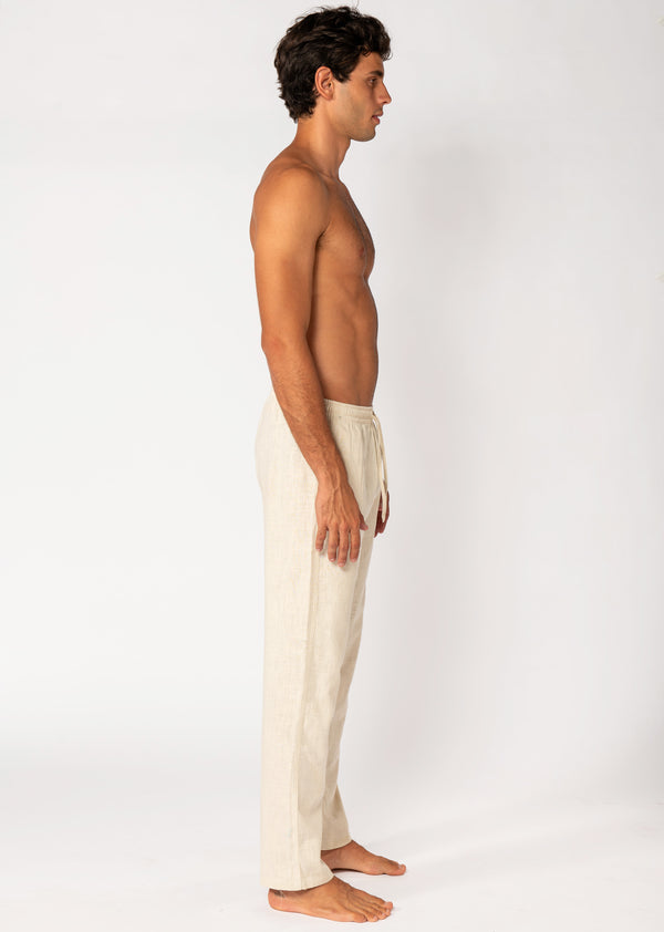 PANTALON ECRU