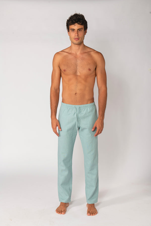 PANTALON BLEU CLAIR