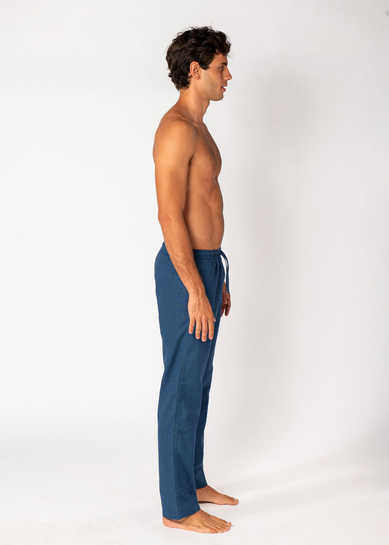 PANTALON BLEU MARINE