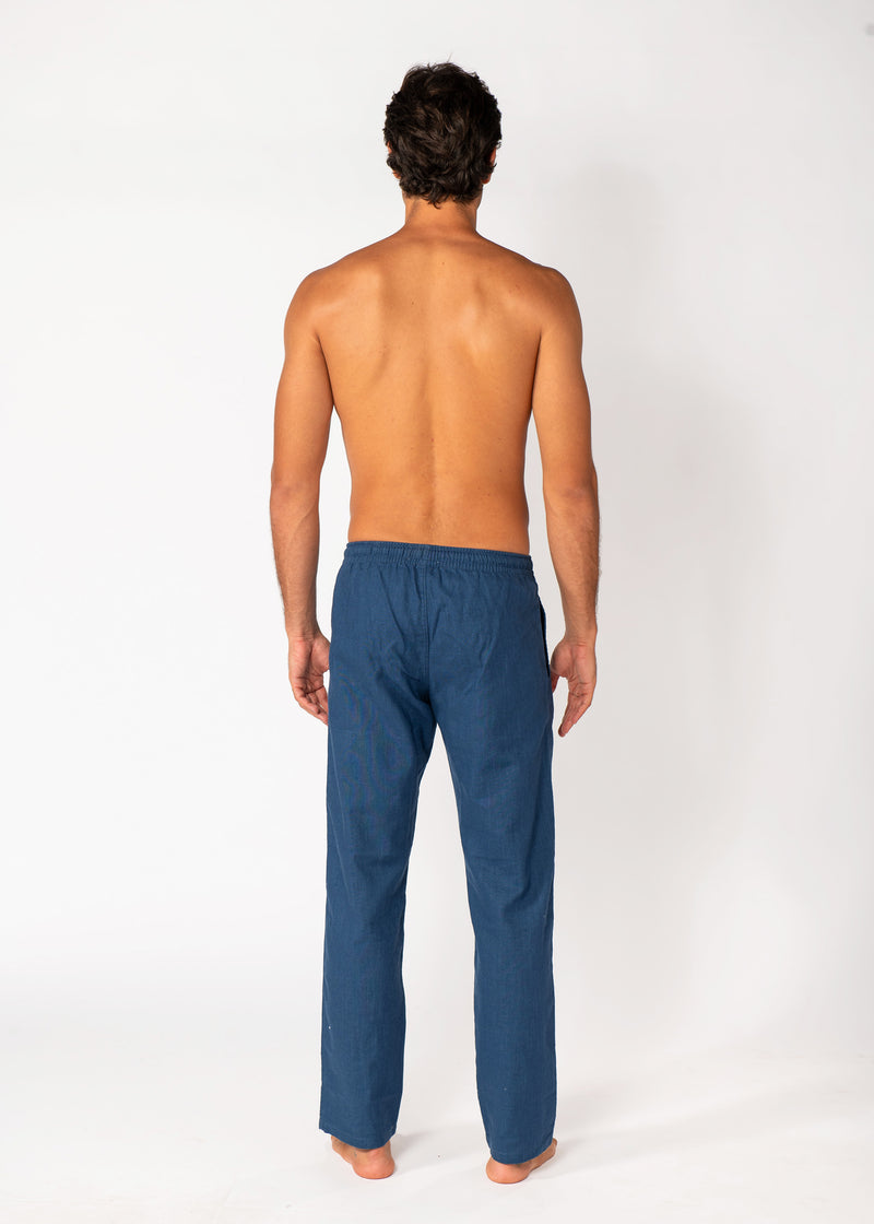 PANTALON BLEU MARINE