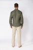 CHEMISE LIN KAKI