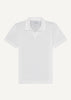 POLO BLANC CACHEMIRE