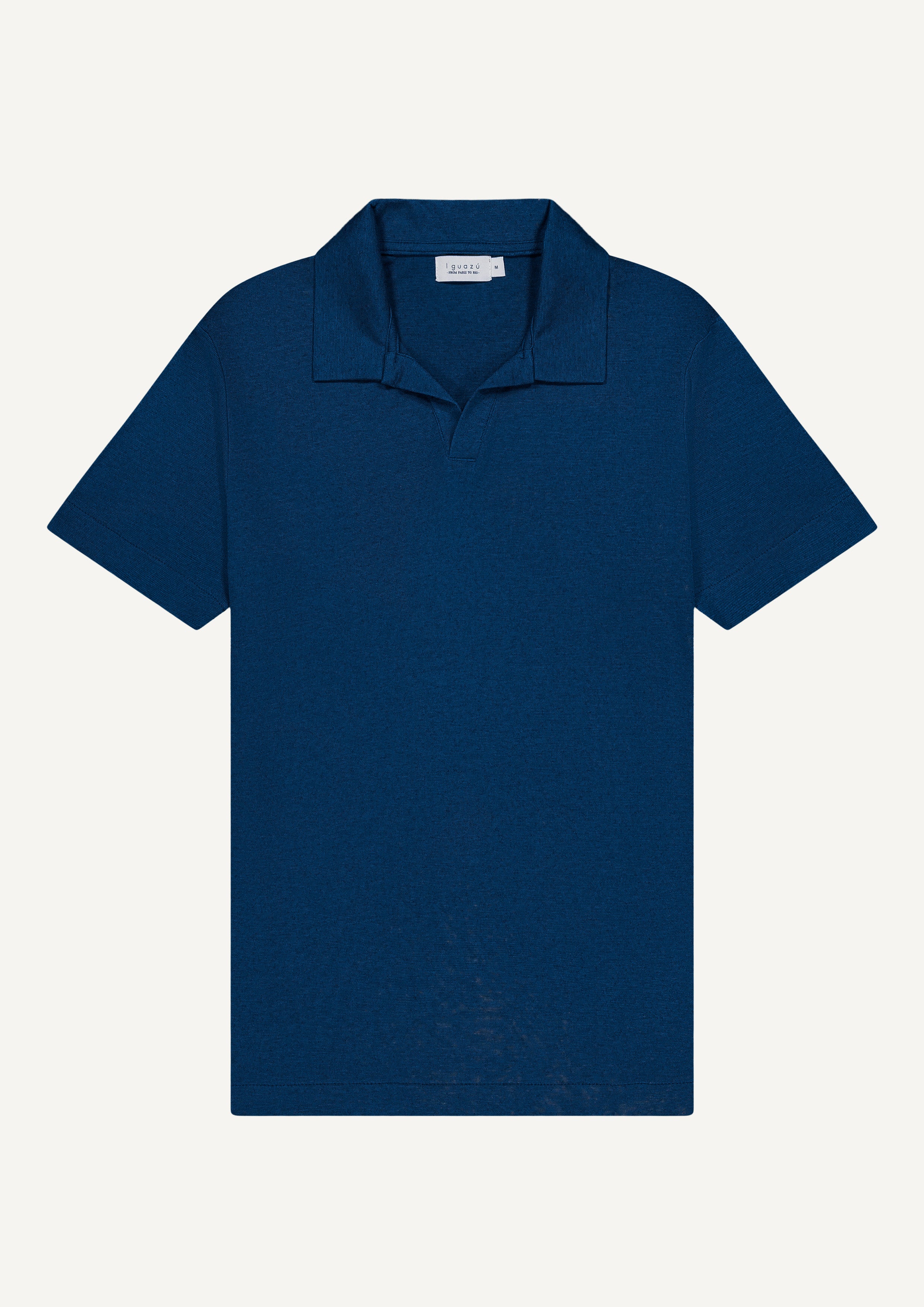 POLO BLEU FONCÉ CACHEMIRE