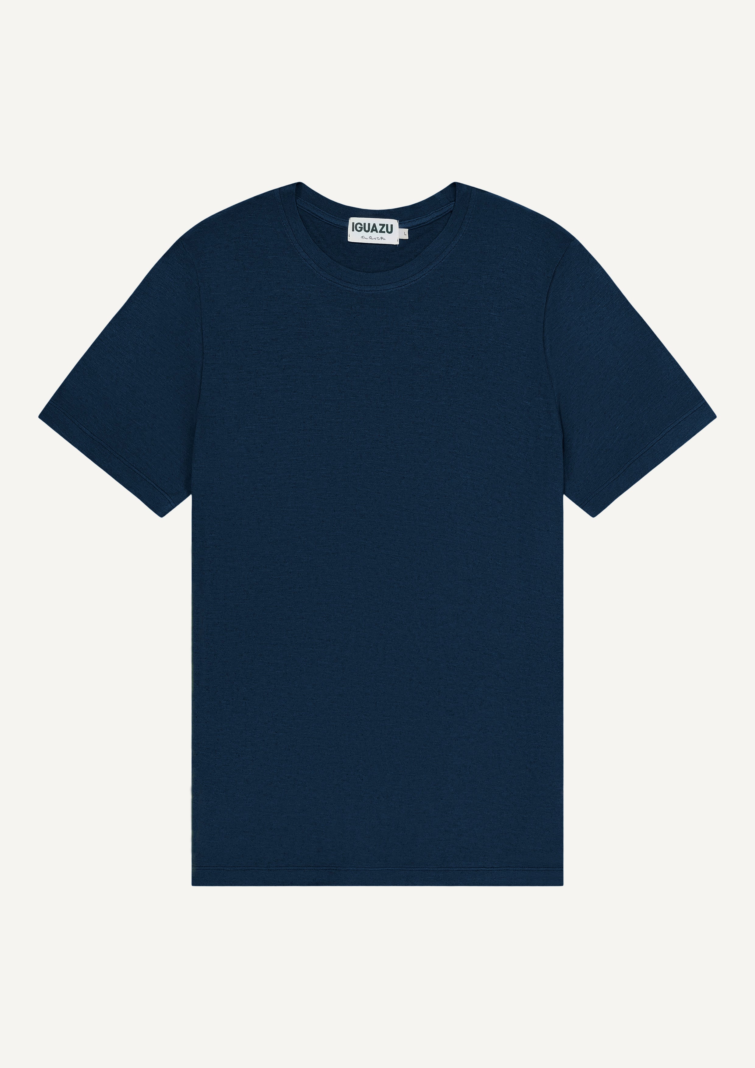 T-SHIRT CACHEMIRE BLEU MARINE