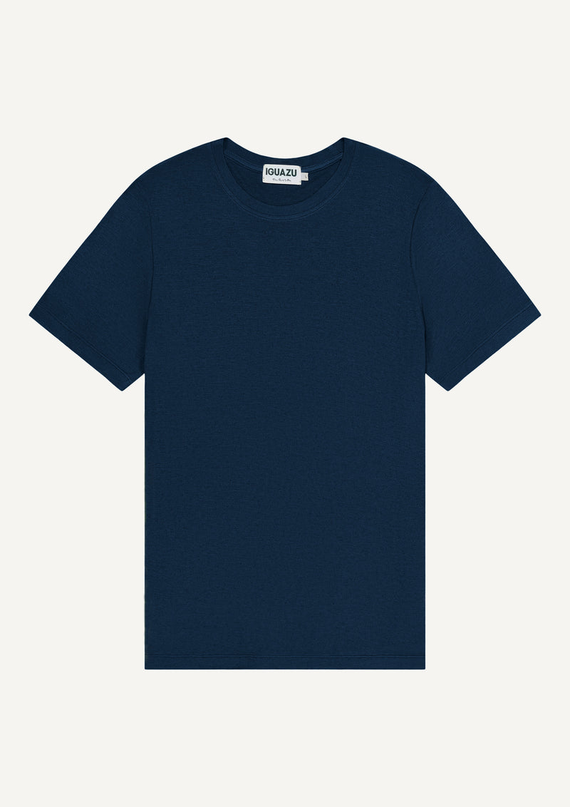 T-SHIRT CACHEMIRE BLEU MARINE