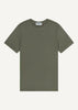 T-SHIRT CACHEMIRE VERT KAKI