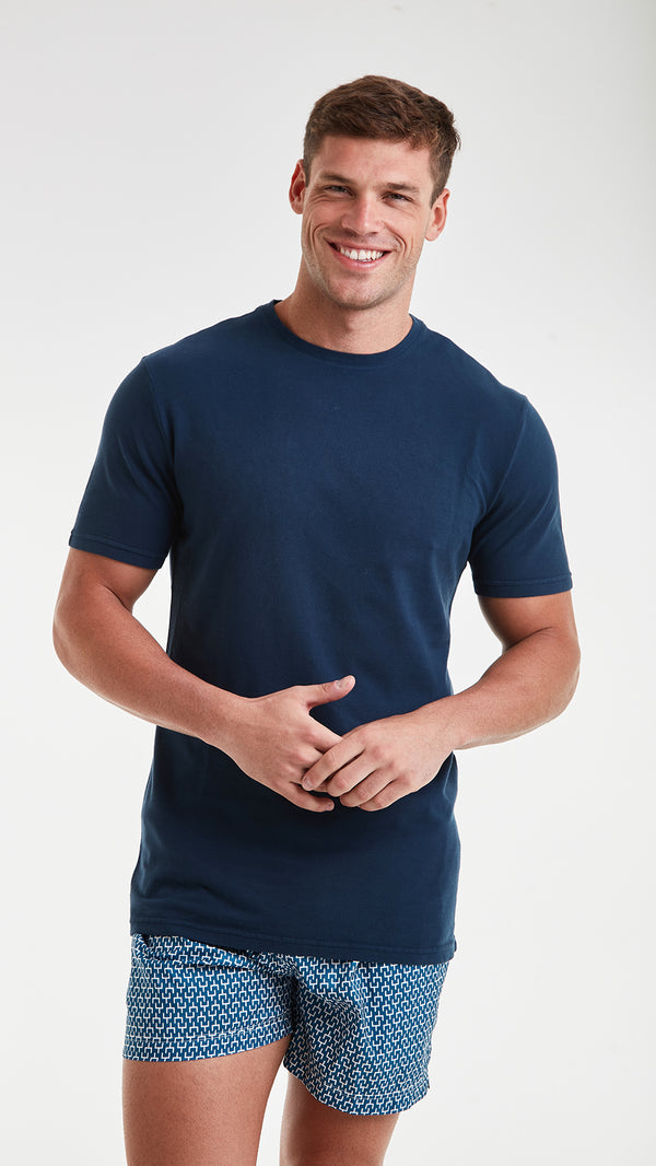 T-SHIRT BLEU MARINE