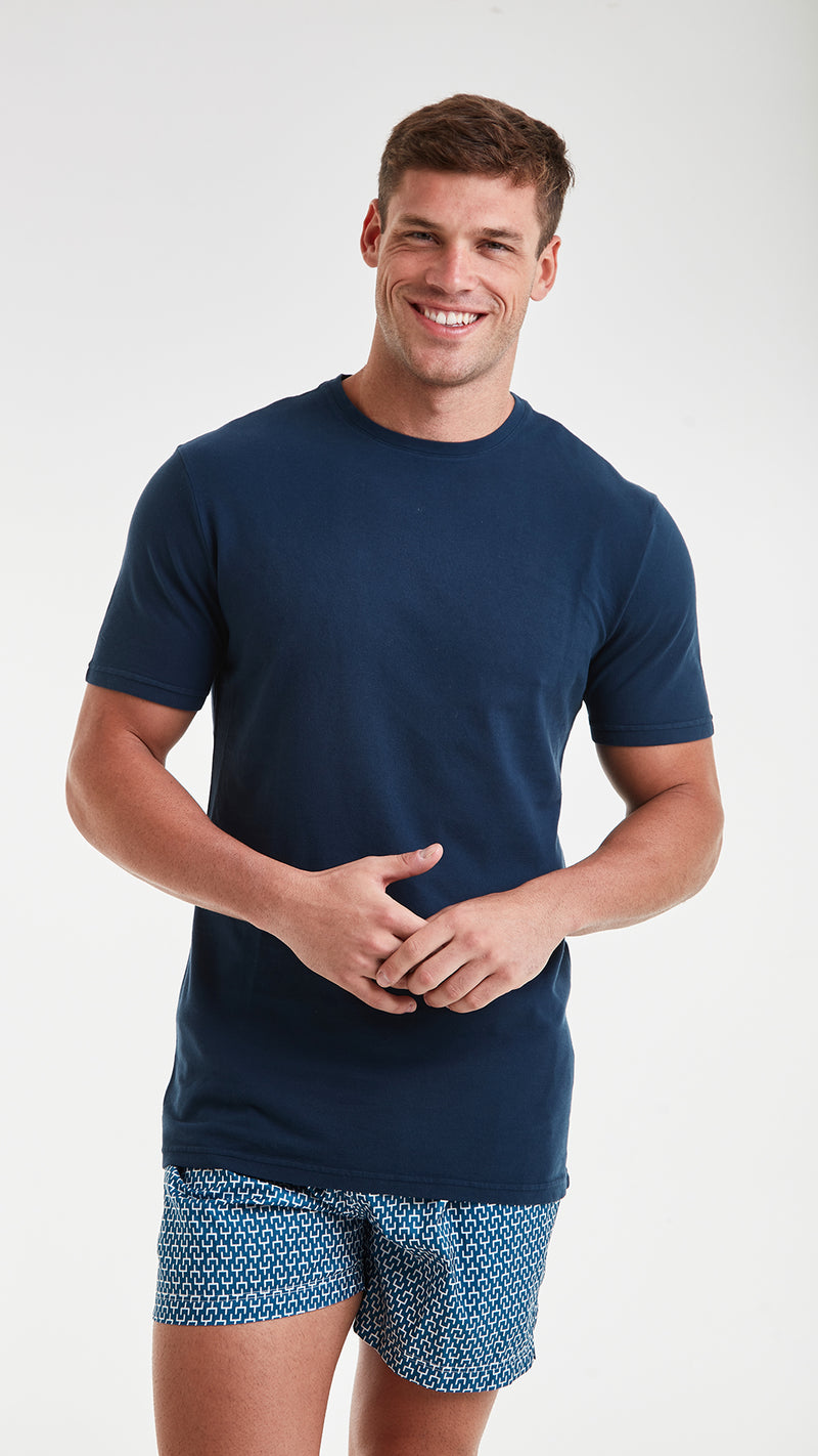 T-SHIRT BLEU MARINE