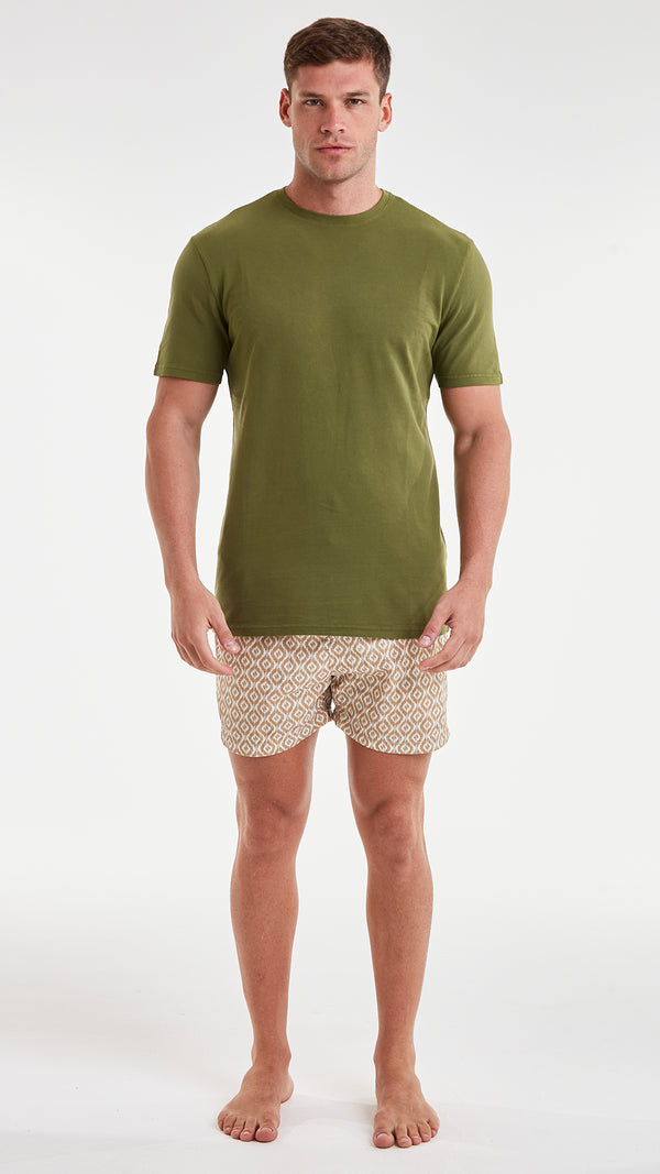 T-SHIRT VERT KAKI