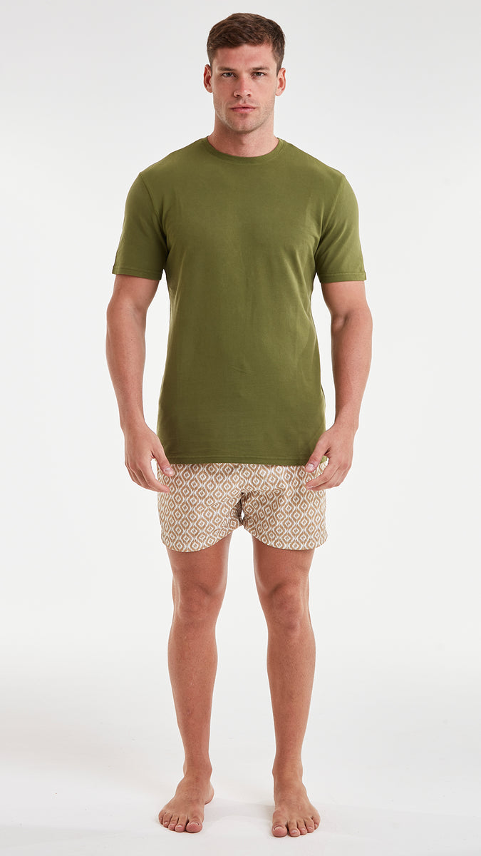 T-SHIRT VERT KAKI