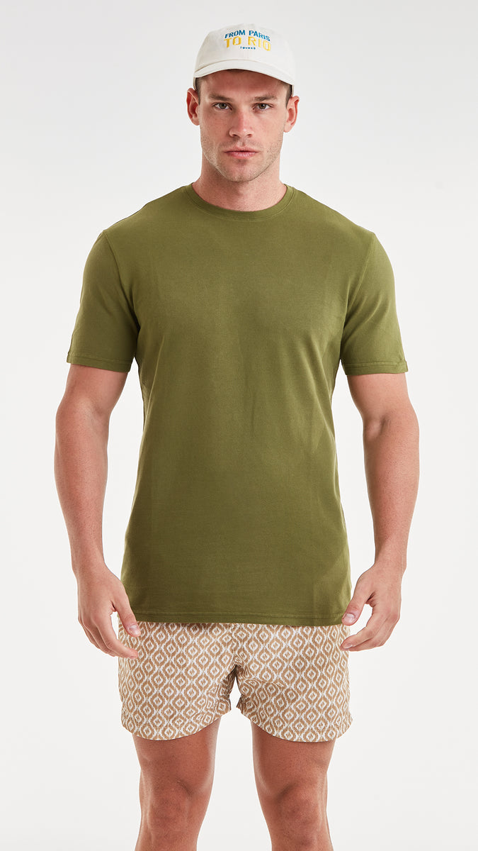 T-SHIRT VERT KAKI