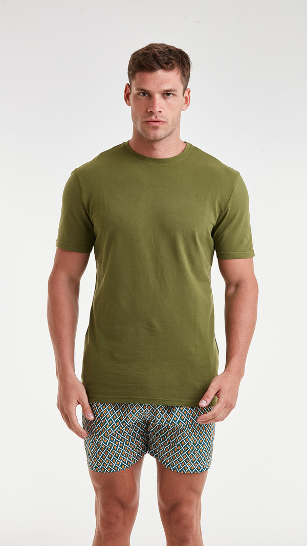 T-SHIRT VERT KAKI