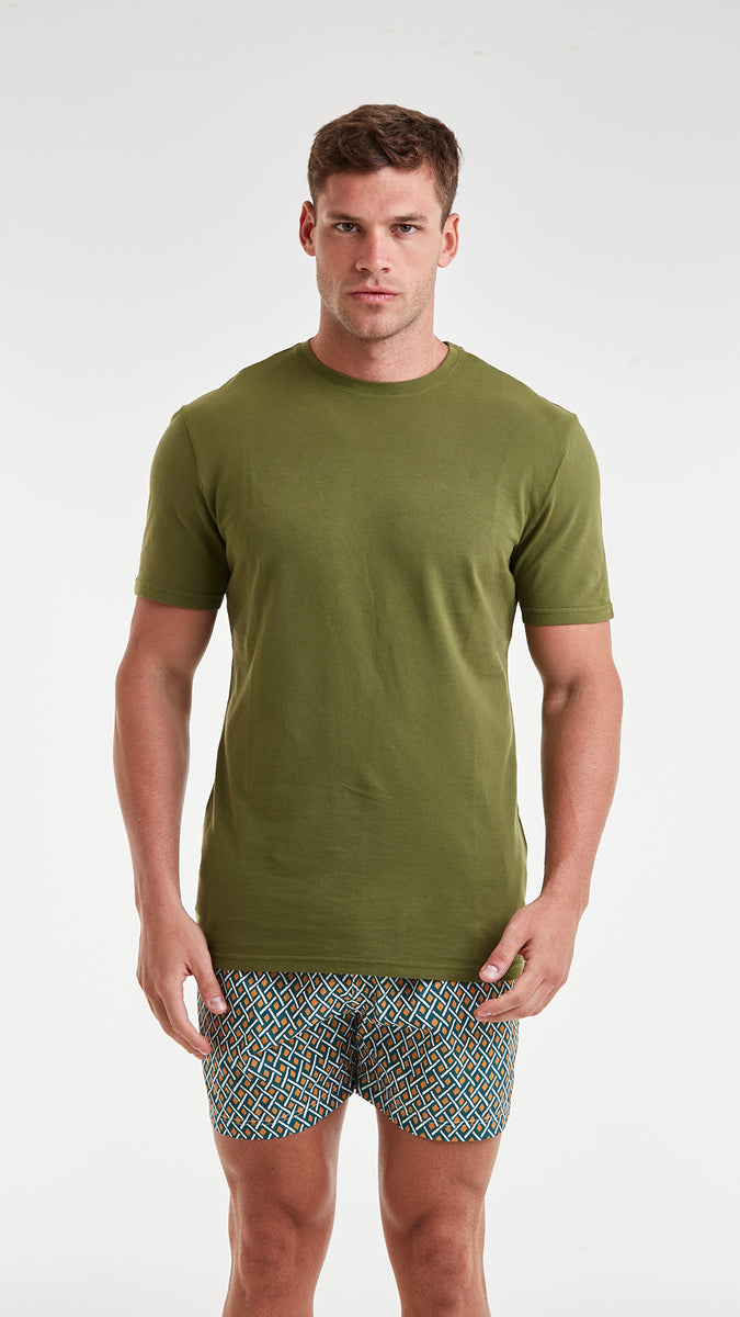 T-SHIRT VERT KAKI
