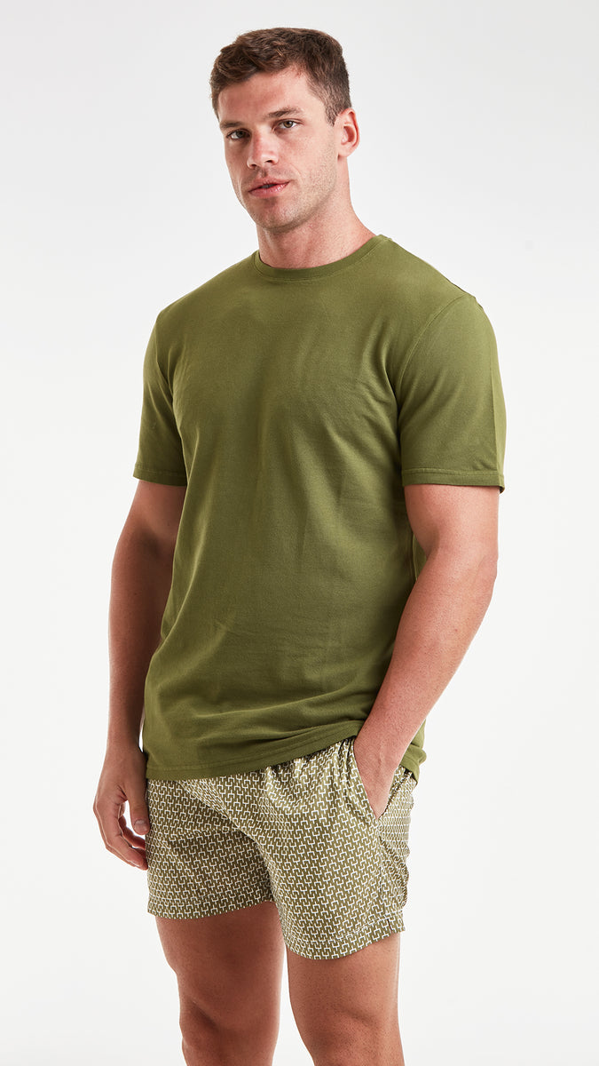 T-SHIRT VERT KAKI